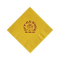 School Bus Yellow Beverage Napkins